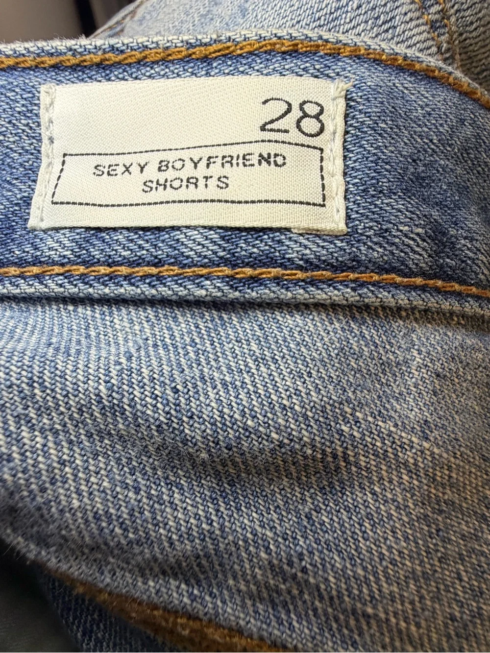 GAP Sexy Boyfriend Distressed Denim Shorts